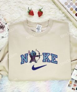 Stitch Kate Bishop Embroidered Shirt, Marvel Superhero Movie Embroidered Hoodie, Disney Characters Embroidered T-Shirt