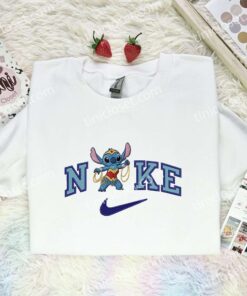 Stitch Wonder Woman Embroidered Shirt, DC Superhero Movie Embroidered Hoodie, Disney Characters Embroidered T-Shirt