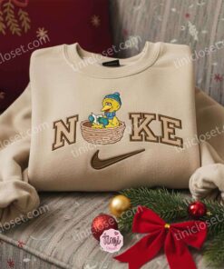 Big Bird Xmas Embroidered Shirt, Sesame Street Embroidered Hoodie, Best Christmas Gift