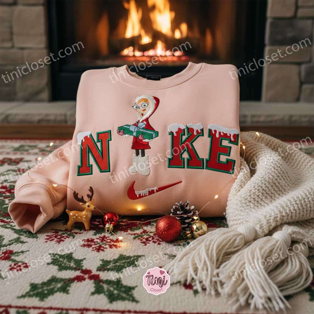 Candace Xmas Embroidered Shirt, Phineas And Ferb Cartoon Embroidered Hoodie, Best Christmas Gift Candace Xmas Embroidered Shirt, Phineas And Ferb Cartoon Embroidered Hoodie, Best Christmas Gift