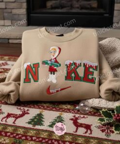 Candace Xmas Embroidered Shirt, Phineas And Ferb Cartoon Embroidered Hoodie, Best Christmas Gift