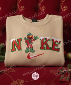 Elmo Xmas Embroidered Shirt, Sesame Street Embroidered Hoodie, Best Christmas Gift 1 Elmo Xmas Embroidered Shirt, Sesame Street Embroidered Hoodie, Best Christmas Gift (1)