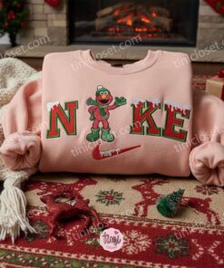 Elmo Xmas Embroidered Shirt, Sesame Street Embroidered Hoodie, Best Christmas Gift 2 Elmo Xmas Embroidered Shirt, Sesame Street Embroidered Hoodie, Best Christmas Gift (3)