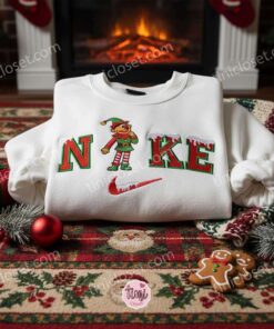 Ernie Xmas Embroidered Shirt, Sesame Street Embroidered Hoodie, Best Christmas Gift 1 Ernie Xmas Embroidered Shirt, Sesame Street Embroidered Hoodie, Best Christmas Gift (1)