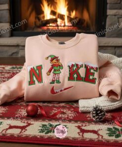 Ernie Xmas Embroidered Shirt, Sesame Street Embroidered Hoodie, Best Christmas Gift