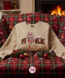 Labubu Santa Claus Embroidered Shirt, Art Toy Embroidered Hoodie, Best Christmas Gift 1 Labubu Santa Claus Embroidered Shirt, Art Toy Embroidered Hoodie, Best Christmas Gift (2)