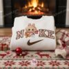 Labubu Gingerbread Embroidered Shirt, Art Toy Embroidered Hoodie, Best Christmas Gift