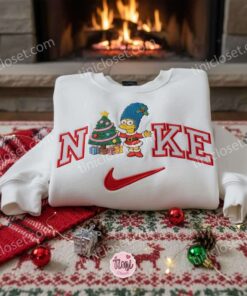 Marge Simpson Xmas Embroidered Shirt, Cartoon Embroidered Hoodie, Best Christmas Gift