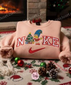 Marge Simpson Xmas Embroidered Shirt, Cartoon Embroidered Hoodie, Best Christmas Gift 1 Marge Simpson Xmas Embroidered Shirt, Cartoon Embroidered Hoodie, Best Christmas Gift (2)