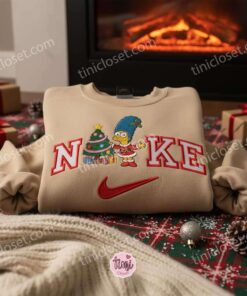 Marge Simpson Xmas Embroidered Shirt, Cartoon Embroidered Hoodie, Best Christmas Gift 2 Marge Simpson Xmas Embroidered Shirt, Cartoon Embroidered Hoodie, Best Christmas Gift (3)