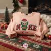 Labubu Xmas Gift Embroidered Shirt, Art Toy Embroidered Hoodie, Best Christmas Gift