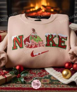 Princess Tiana Christmas Embroidered Shirt, Sleeping Beauty Disney Characters Embroidered Sweatshirt, Christmas Gift Ideas 2 Princess Tiana Christmas Embroidered Shirt, Sleeping Beauty Disney Characters Embroidered Sweatshirt, Christmas Gift Ideas (3)