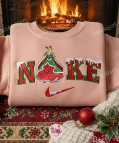 Cinderella Christmas Embroidered Shirt, Disney Characters Embroidered Sweatshirt, Christmas Gift Ideas