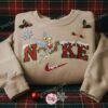 Tinkerbell Christmas Embroidered Shirt, Disney Characters Embroidered Sweatshirt, Christmas Gift Ideas
