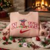 Stitch And Grinch Xmas Embroidered Shirt, Cartoon Embroidered Hoodie, Best Christmas Gift