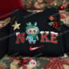 Labubu Xmas Embroidered Shirt, Cartoon Embroidered Hoodie, Best Christmas Gift