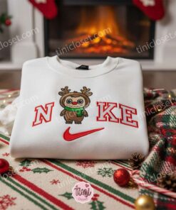 Labubu Cosplay Reindeer Embroidered Shirt, Cartoon Embroidered Hoodie, Best Christmas Gift 2 Labubu Cosplay Reindeer Embroidered Shirt, Cartoon Embroidered Hoodie, Best Christmas Gift.jpg (3)