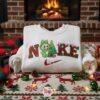 Labubu with Christmas Tree Embroidered Shirt, Cartoon Embroidered Hoodie, Best Christmas Gift