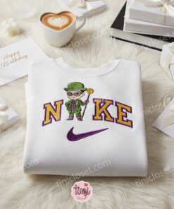 The Riddler Embroidered Shirt, DC Comics Character Movie Embroidered Sweatshirt, Best Birthday Gift Ideas for Friends and Family