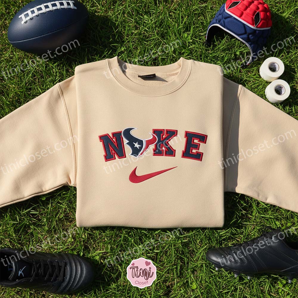 Houston Texans Embroidered Shirt, NFL Sports Embroidered Hoodie, Best Gift Idea Houston Texans Embroidered Shirt, NFL Sports Embroidered Hoodie, Best Gift Idea