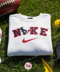 Houston Texans Embroidered Shirt, NFL Sports Embroidered Hoodie, Best Gift Idea