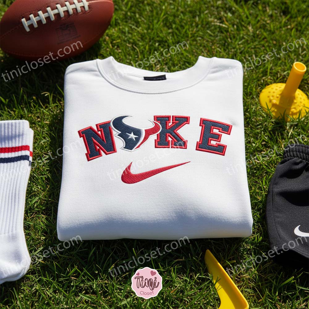 Houston Texans Embroidered Shirt, NFL Sports Embroidered Hoodie, Best Gift Idea Houston Texans Embroidered Shirt, NFL Sports Embroidered Hoodie, Best Gift Idea