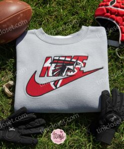 Atlanta Falcons Embroidered Shirt, NFL Sports Embroidered Hoodie, Best Gift Idea