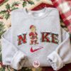 Rabbit Xmas Embroidered Shirt, Winnie The Pooh Characters Embroidered Hoodie, Disney Embroidered Sweatshirt, Best Christmas Gift