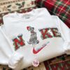 Tramp Xmas Embroidered Shirt, Lady And The Tramp Characters Embroidered Hoodie, Disney Embroidered Sweatshirt, Best Christmas Gift