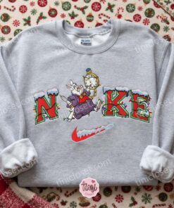 White Rabbit Embroidered Shirt, Alice In Wonderland Characters Embroidered Hoodie, Disney Embroidered Sweatshirt, Best Christmas Gift 1 White Rabbit Embroidered Shirt, Alice In Wonderland Characters Embroidered Hoodie, Disney Embroidered Sweatshirt, Best Christmas Gift (1)