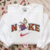 White Rabbit Embroidered Shirt, Alice In Wonderland Characters Embroidered Hoodie, Disney Embroidered Sweatshirt, Best Christmas Gift