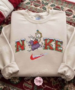White Rabbit Embroidered Shirt, Alice In Wonderland Characters Embroidered Hoodie, Disney Embroidered Sweatshirt, Best Christmas Gift 2 White Rabbit Embroidered Shirt, Alice In Wonderland Characters Embroidered Hoodie, Disney Embroidered Sweatshirt, Best Christmas Gift (3)