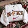 Christmas Tigger Embroidered Shirt, Winnie The Pooh Characters Embroidered Hoodie, Disney Embroidered Sweatshirt, Best Christmas Gift