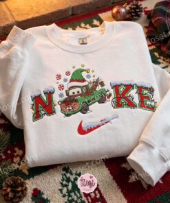 Tow Mater Christmas Embroidered Shirt, Pixar Cars Characters Embroidered Hoodie, Disney Embroidered Sweatshirt, Best Christmas Gift (2)