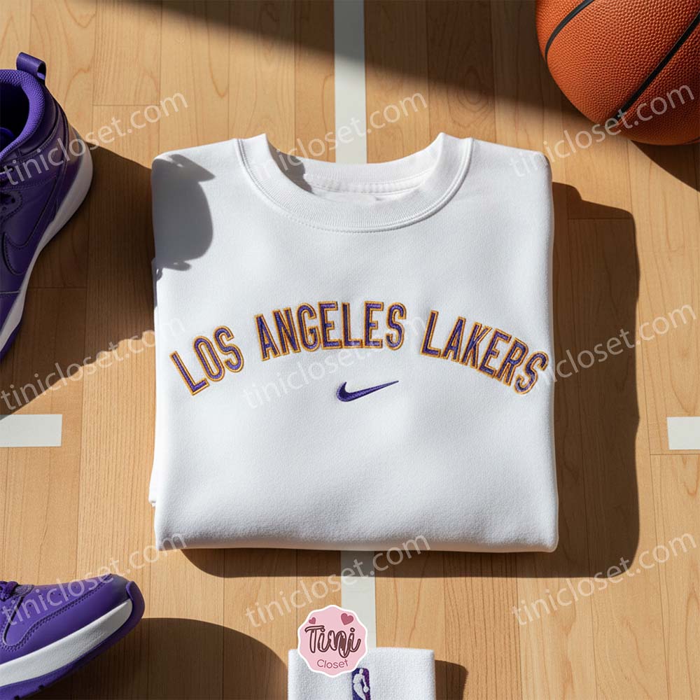 Los Angeles Lakers Embroidered Shirt, NBA Sports Embroidered Hoodie, Best Gift Idea Los Angeles Lakers Embroidered Shirt, NBA Sports Embroidered Hoodie, Best Gift Idea