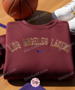 Los Angeles Lakers Embroidered Shirt, NBA Sports Embroidered Hoodie, Best Gift Idea 2 Los Angeles Lakers Embroidered Shirt, NBA Sports Embroidered Hoodie, Best Gift Idea