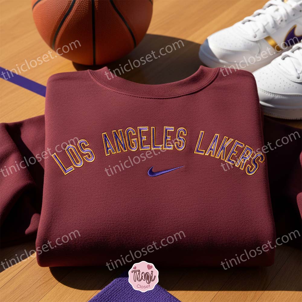 Los Angeles Lakers Embroidered Shirt, NBA Sports Embroidered Hoodie, Best Gift Idea Los Angeles Lakers Embroidered Shirt, NBA Sports Embroidered Hoodie, Best Gift Idea