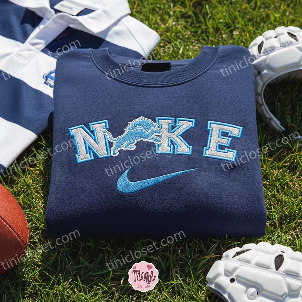 Detroit Lions Embroidered Shirt, NFL Sports Embroidered Hoodie, Best Gift Idea Detroit Lions Embroidered Shirt, NFL Sports Embroidered Hoodie, Best Gift Idea