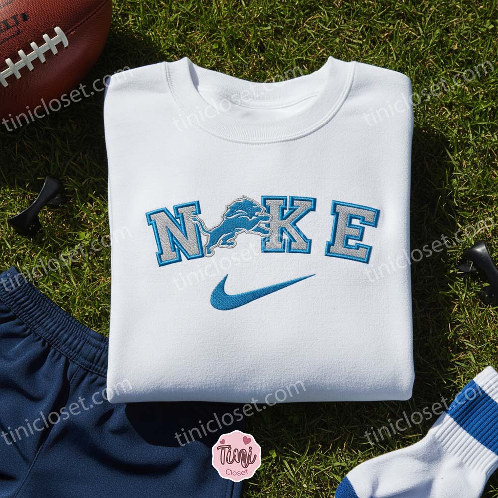 Detroit Lions Embroidered Shirt, NFL Sports Embroidered Hoodie, Best Gift Idea Detroit Lions Embroidered Shirt, NFL Sports Embroidered Hoodie, Best Gift Idea
