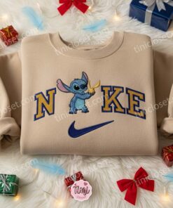 Stitch Golden Snitch Harry Potter Embroidered Shirt, Disney Characters Embroidered Sweatshirt, Unique Gifts for Family 1 Stitch Golden Snitch Harry Potter Embroidered Shirt (2)