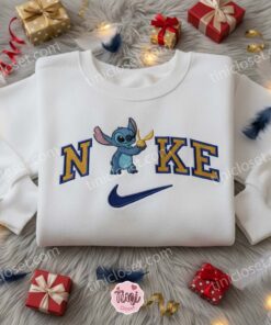Stitch Golden Snitch Harry Potter Embroidered Shirt, Disney Characters Embroidered Sweatshirt, Unique Gifts for Family