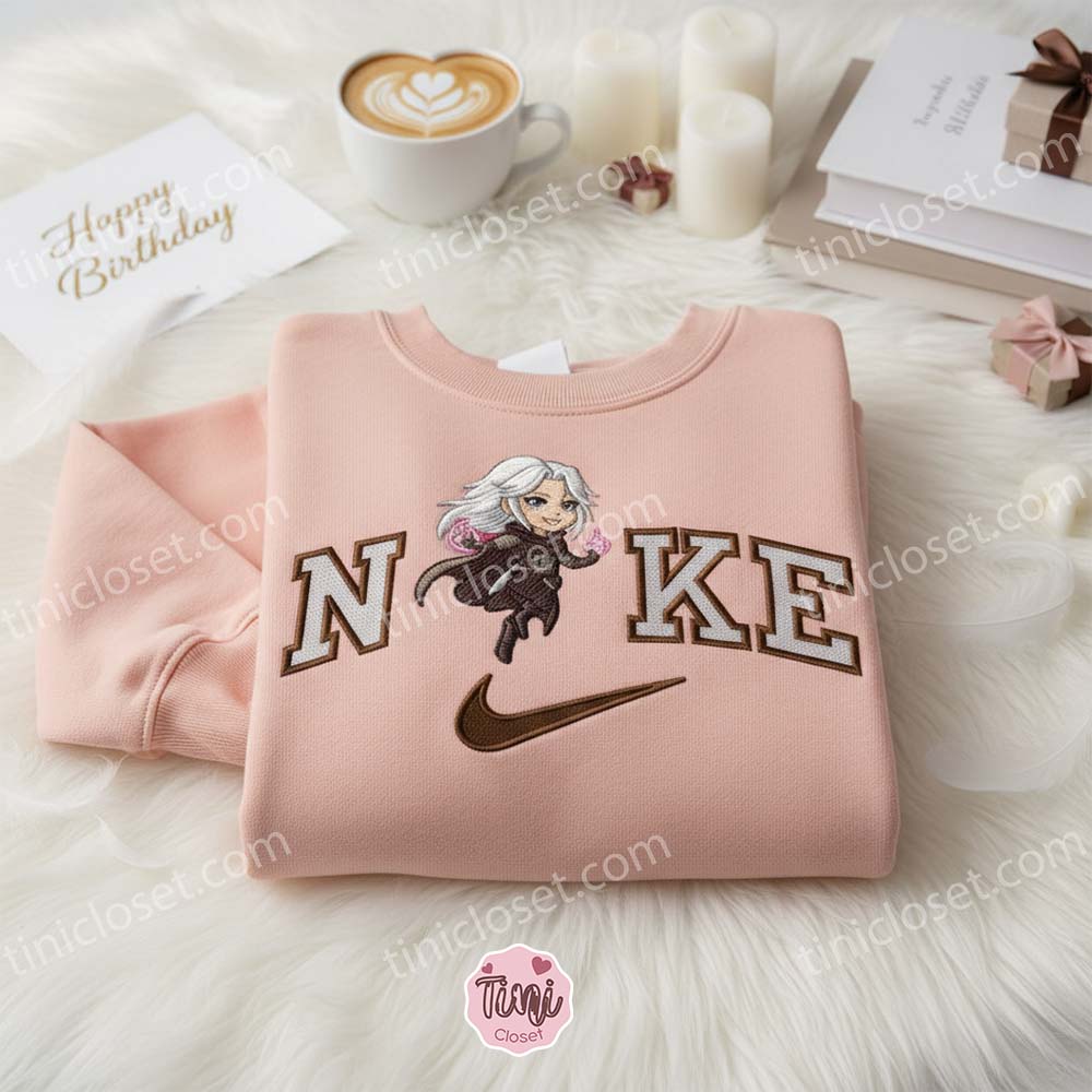 Chibi Scarlet Witch Embroidered Shirt, Marvel Comics Characters Embroidered Sweatshirt, Best Birthday Gift Ideas for Friends and Family