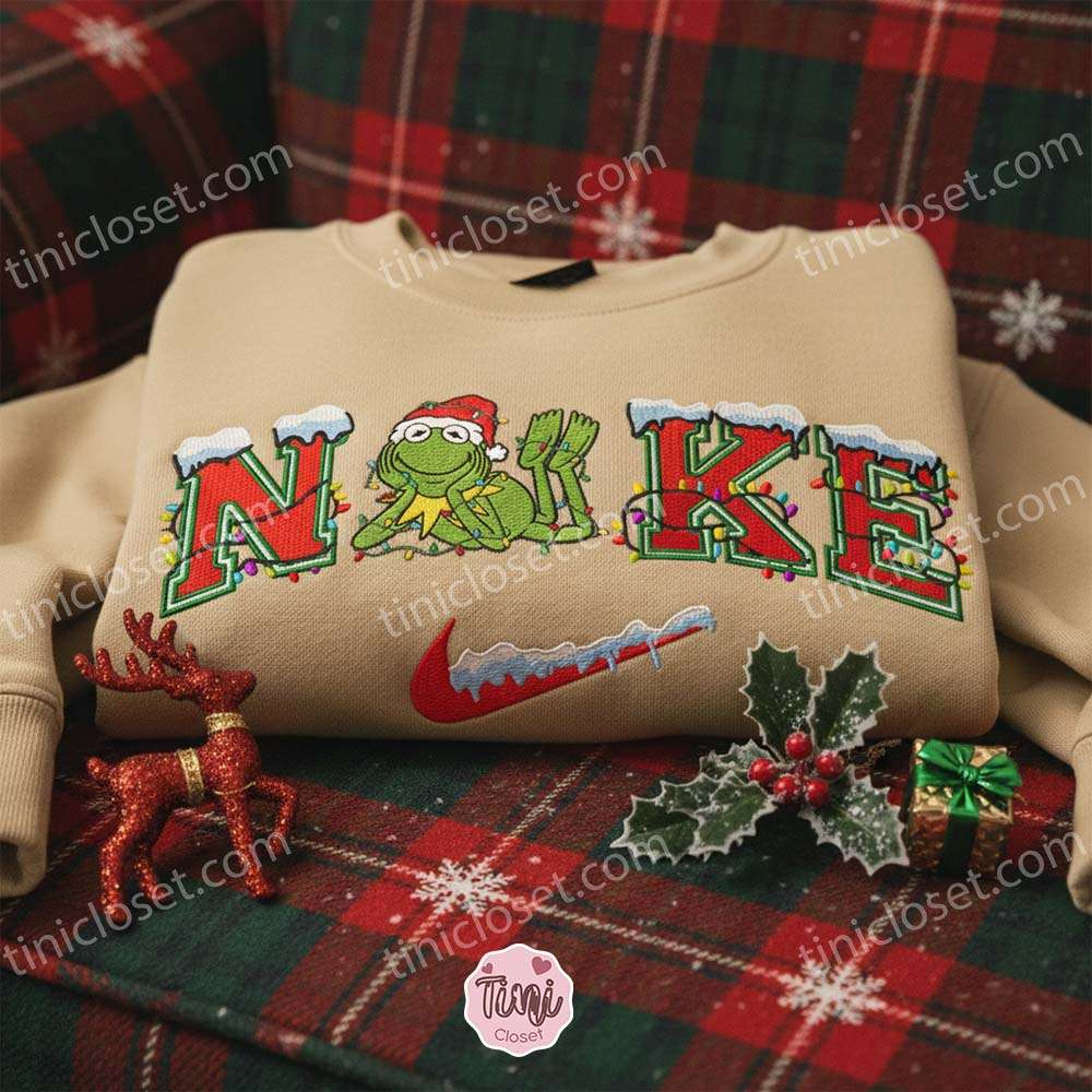 Kermit the Frog The Muppets Embroidered Shirt, Movie Embroidered Hoodie, Best Christmas Gift