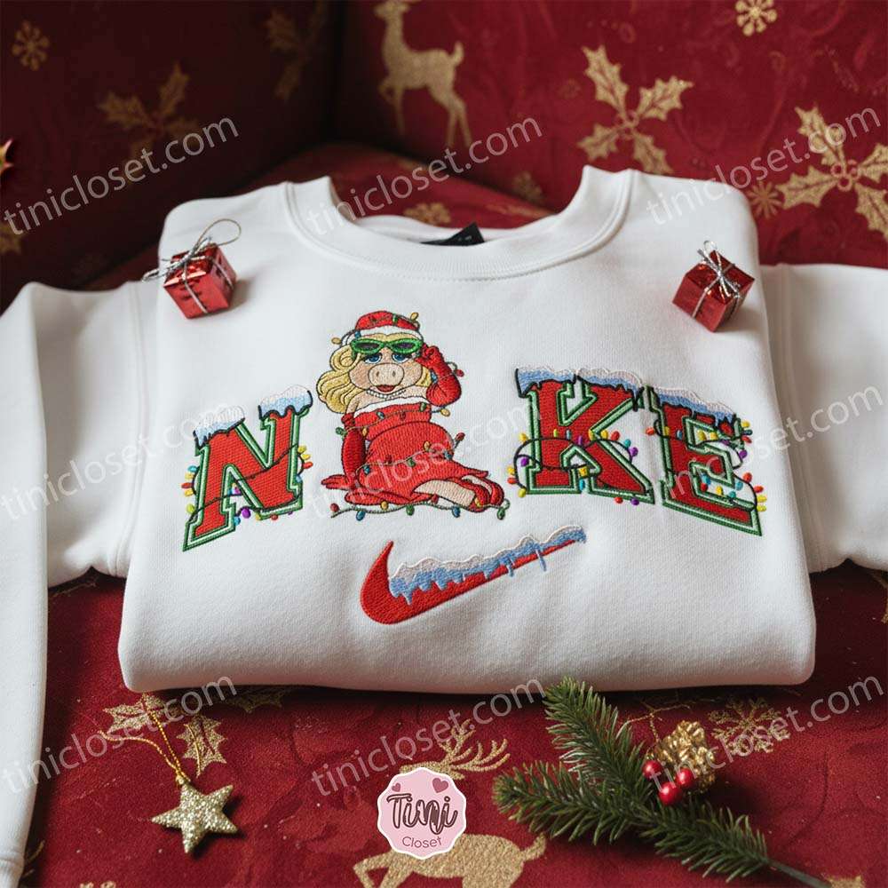 Miss Piggy The Muppets Embroidered Shirt, Movie Embroidered Hoodie, Best Christmas Gift