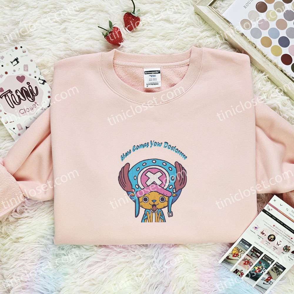 Tony Tony Chopper One Piece Anime Embroidered Shirt