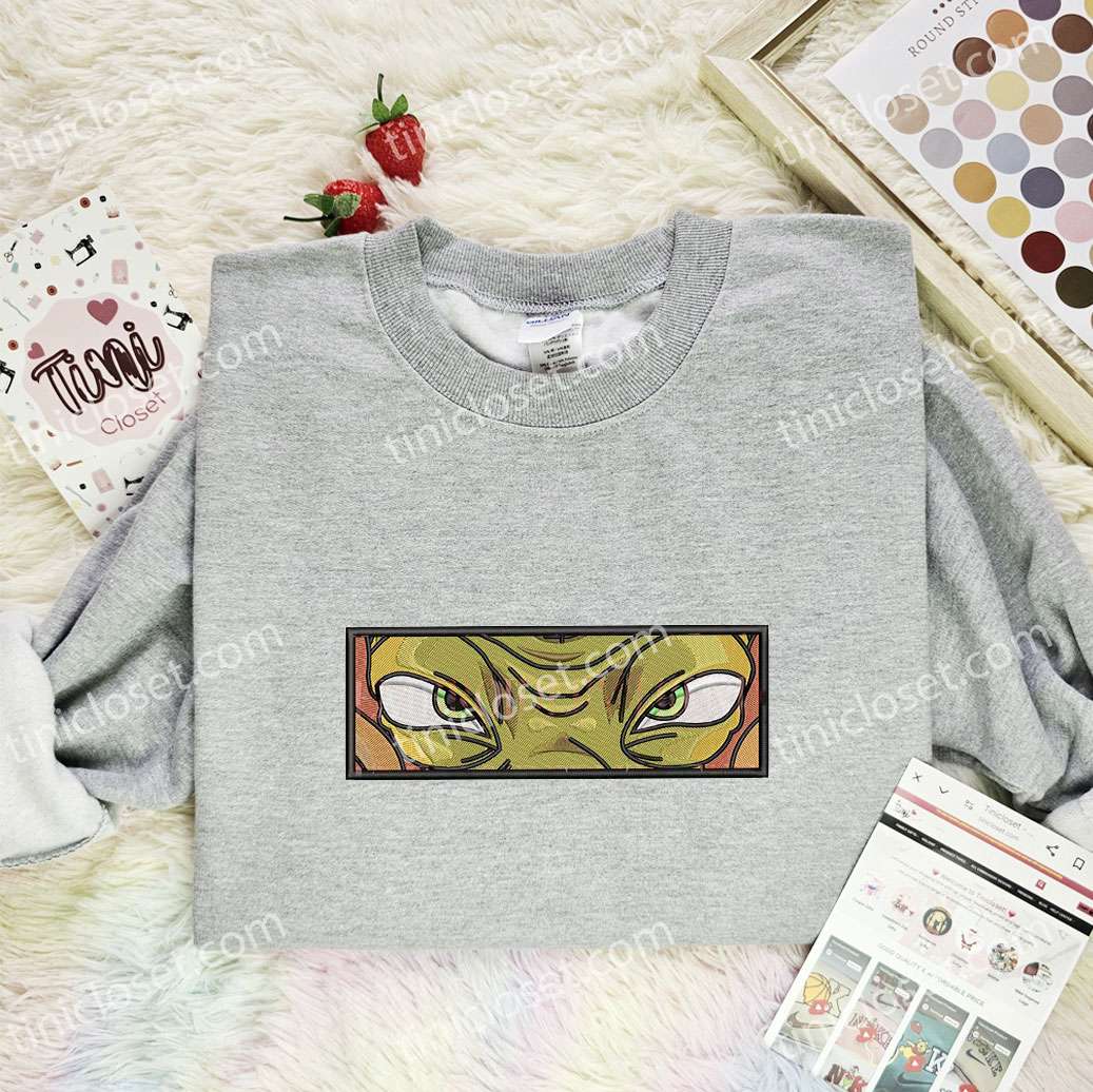 Babidi Eyes Dragon Ball Anime Embroidered Shirt