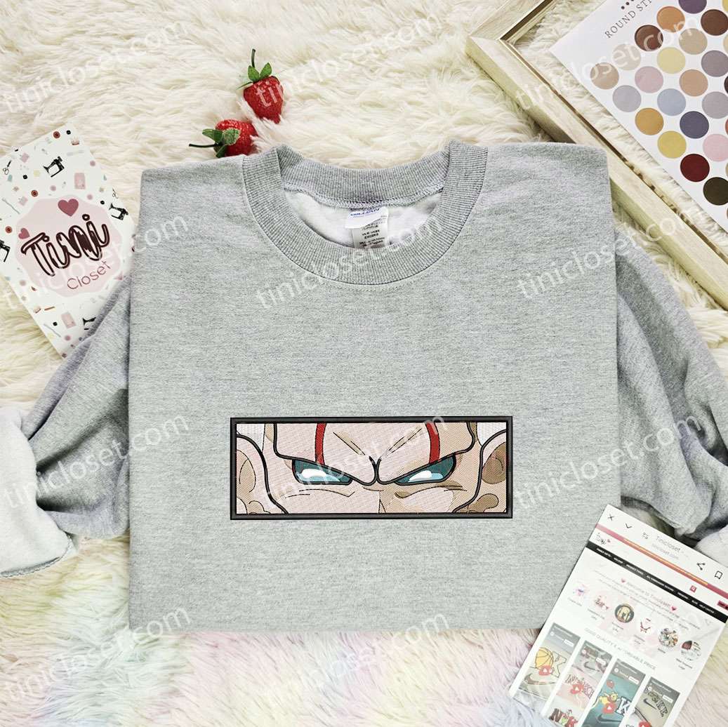 Baby Vegeta Eyes Dragon Ball Anime Embroidered Shirt
