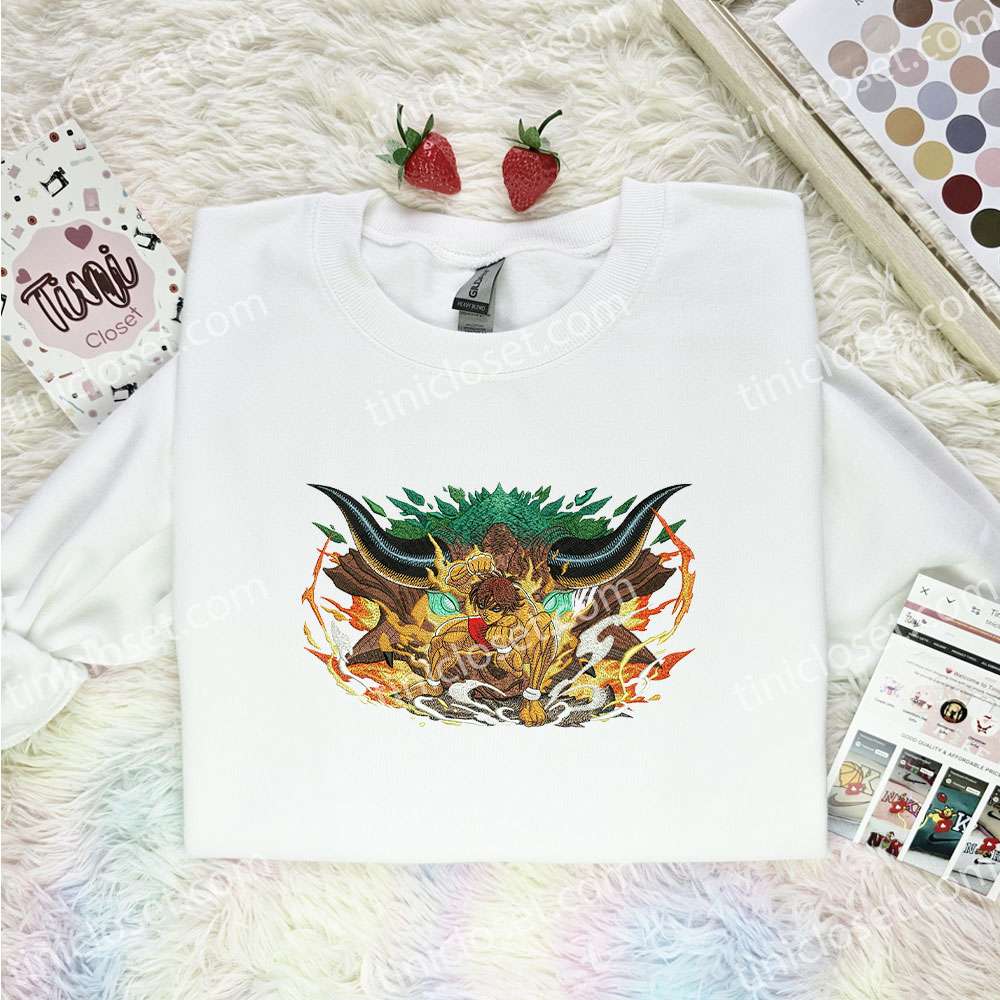 Baki Hanma Baki The Grappler Anime Embroidered Shirt