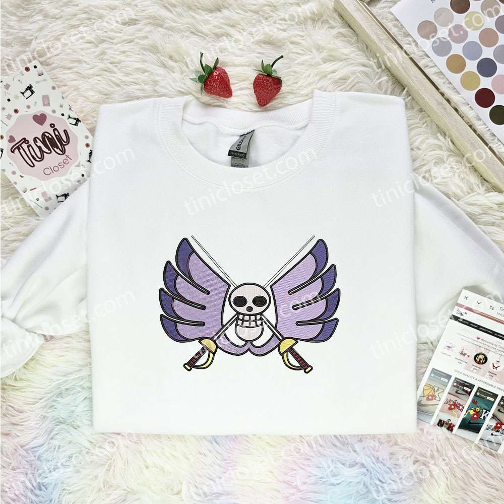 Baroque Works Logo One Piece Anime Embroidered Shirt