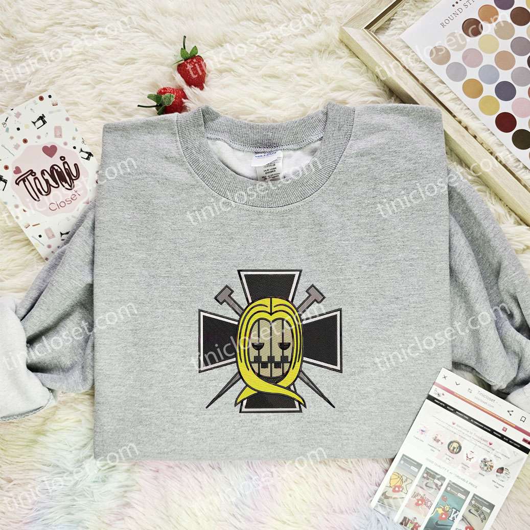 Basil Hawkins Logo One Piece Anime Embroidered Shirt